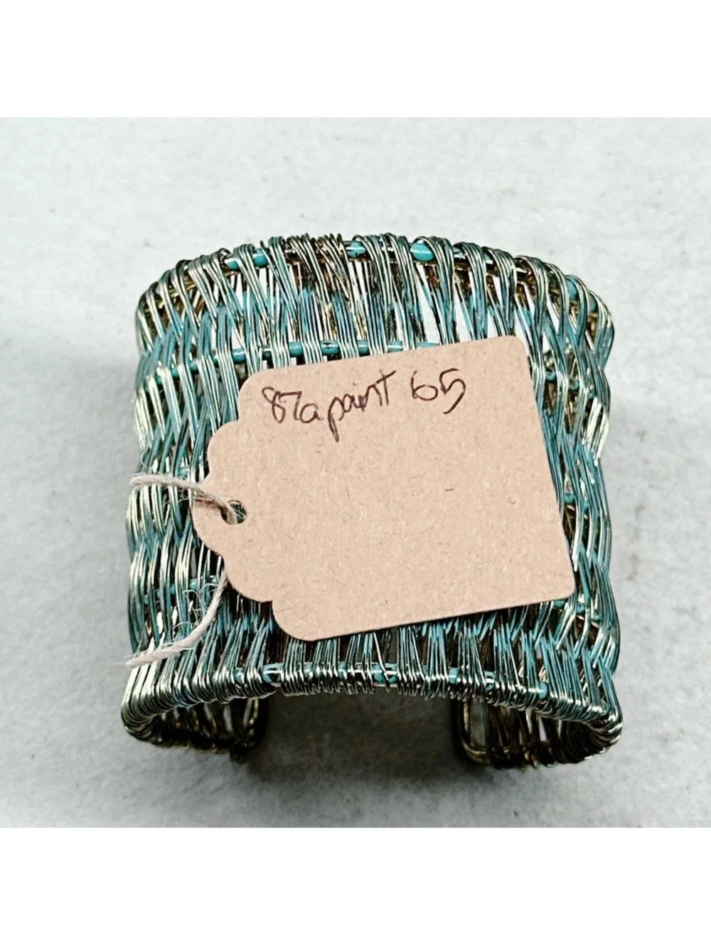 87a. Bronze Woven Boho Cuff